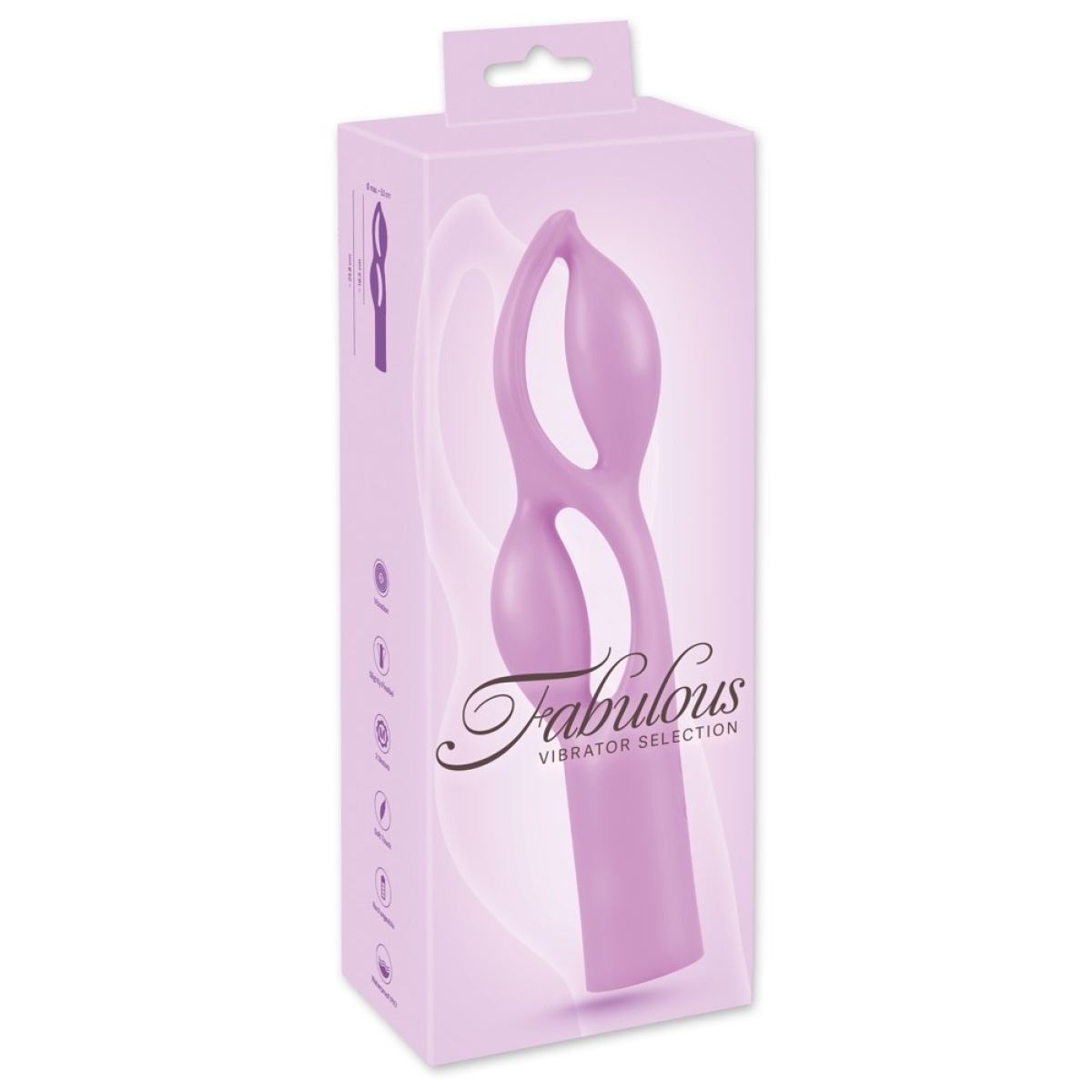 vibro fabulous 18 x 55cm violet 1