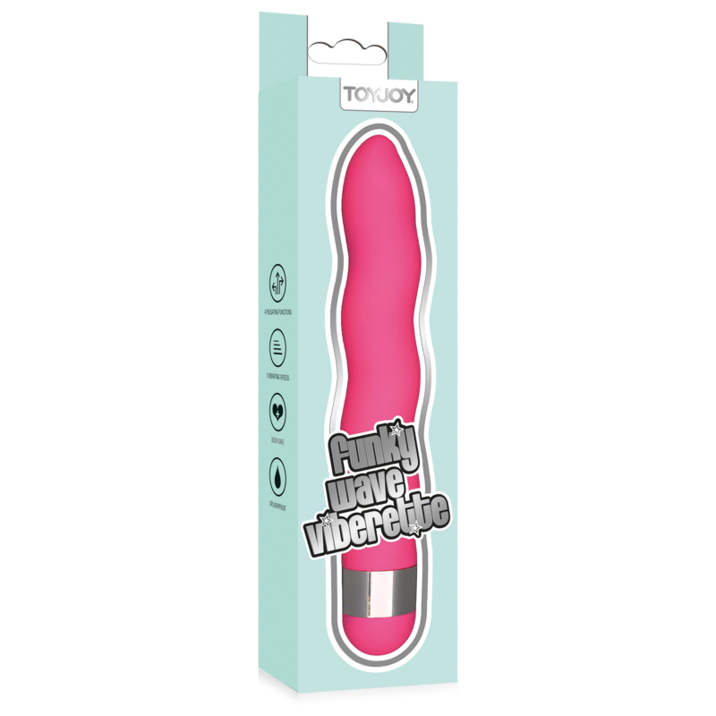 vibro funky wave 15 x 3cm rose 1 scaled