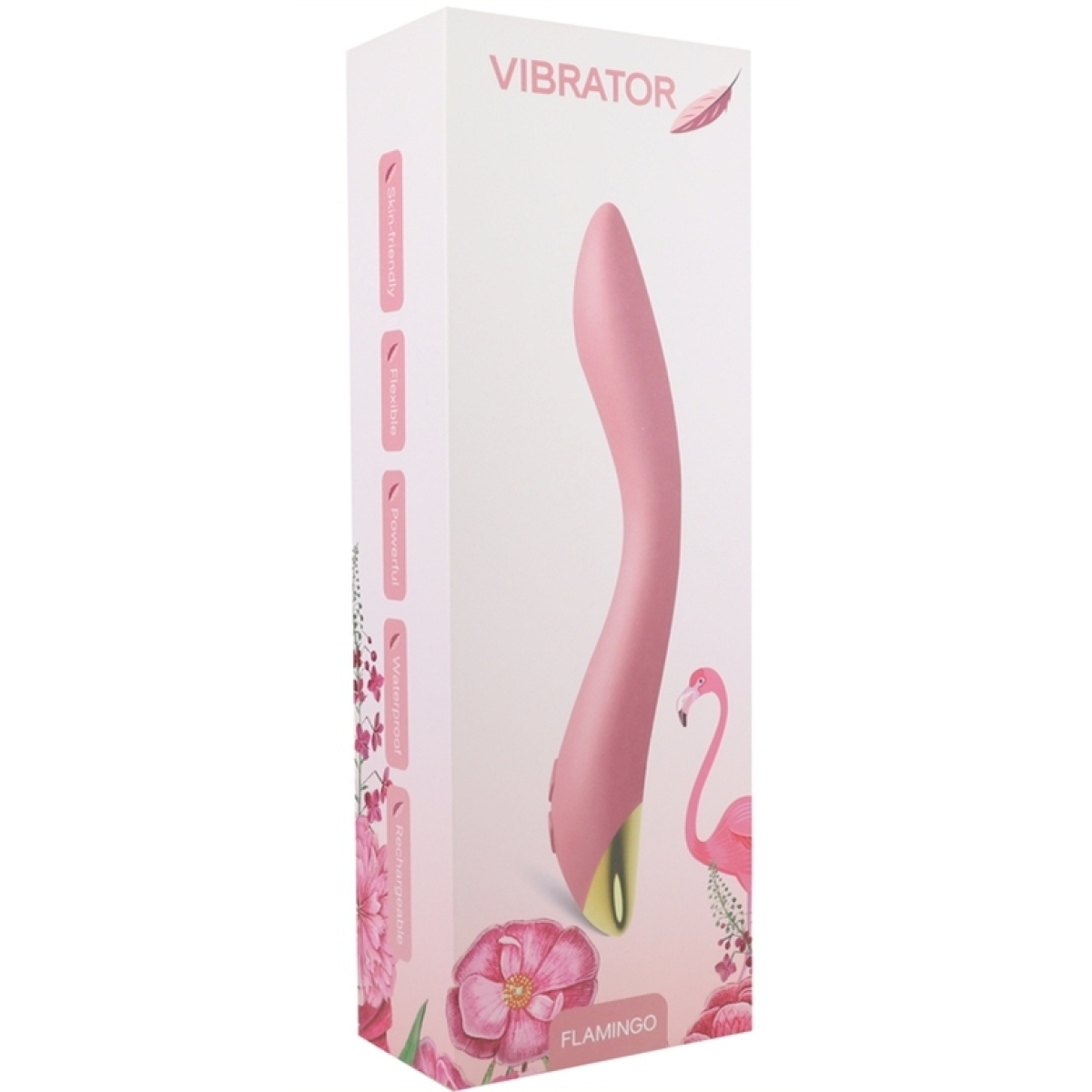 vibro g spot flamingo 23cm rose 1