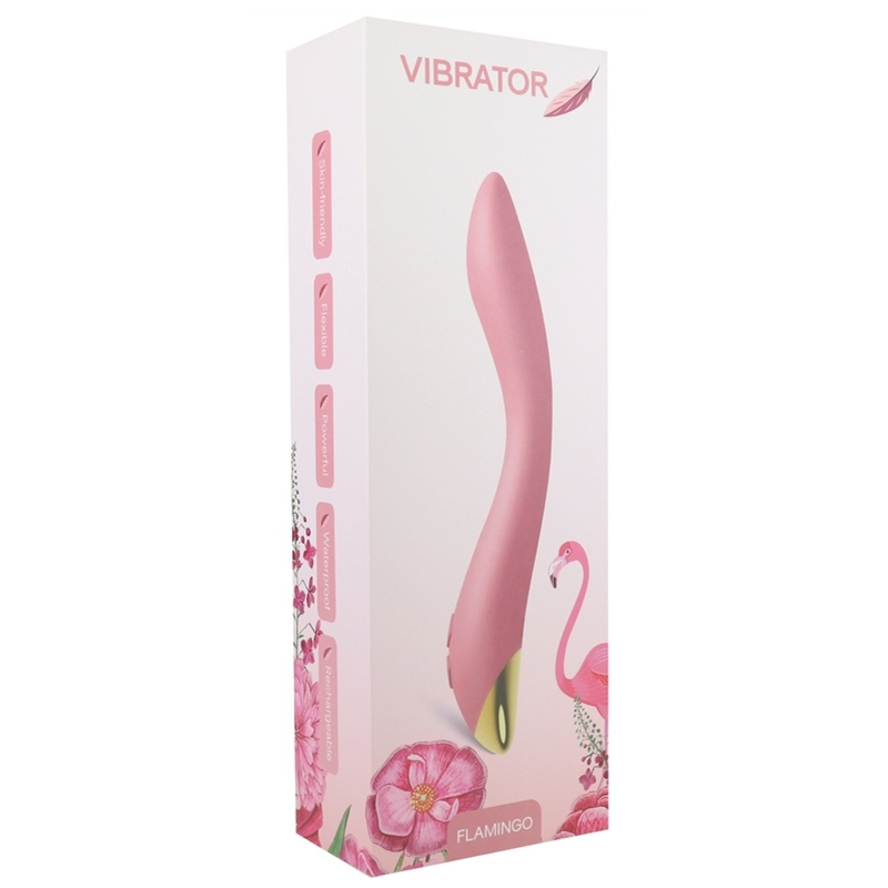 vibro g spot flamingo 23cm rose 1