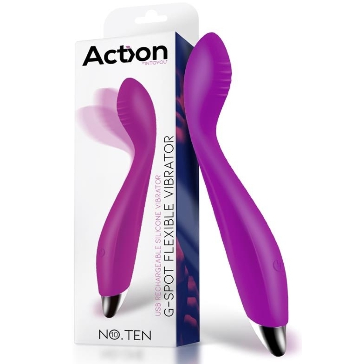 vibro g spot flex 12 x 4cm violet 4