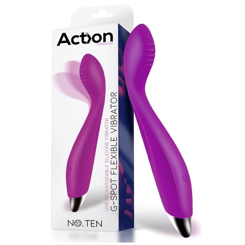 vibro g spot flex 12 x 4cm violet 4