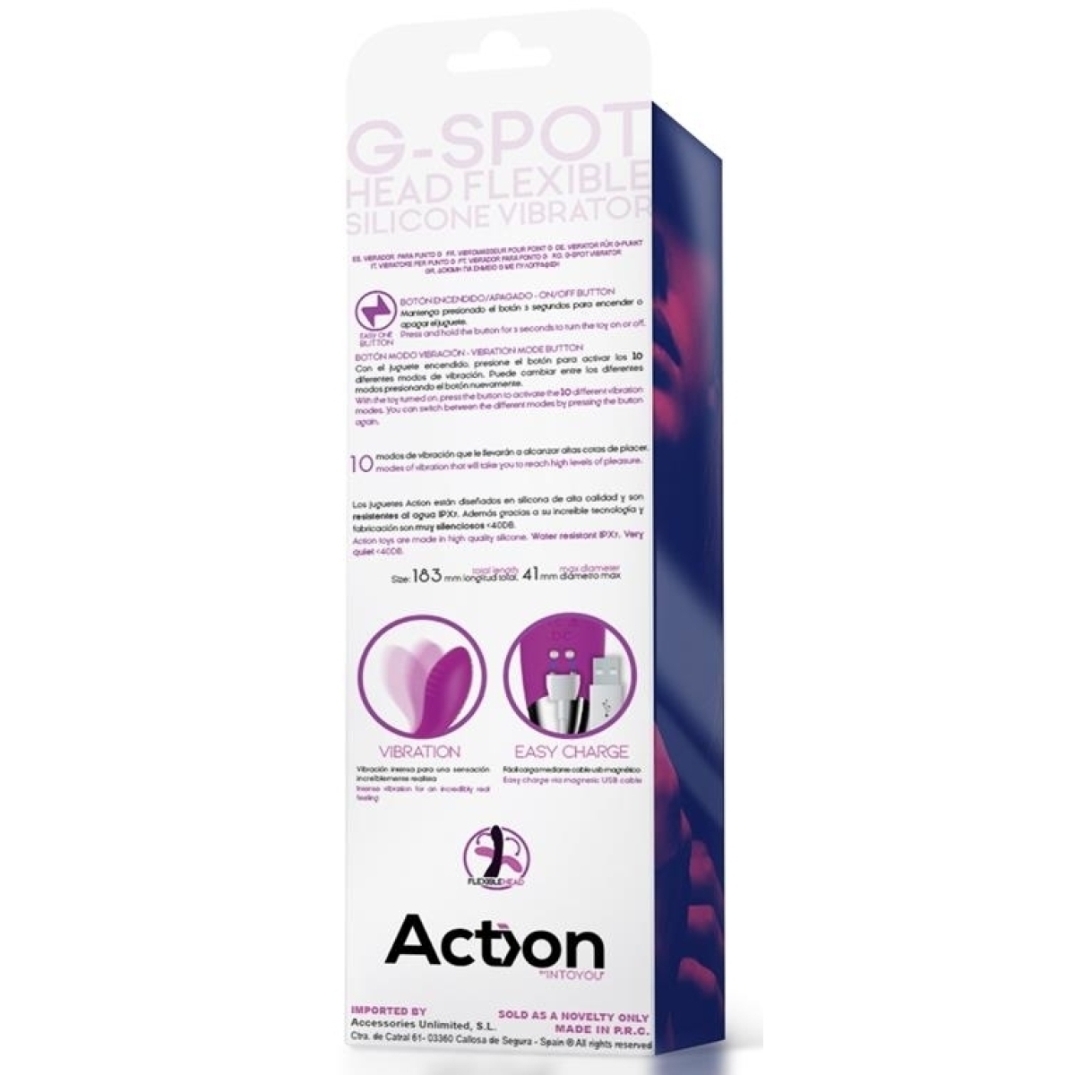 vibro g spot flex 12 x 4cm violet 6