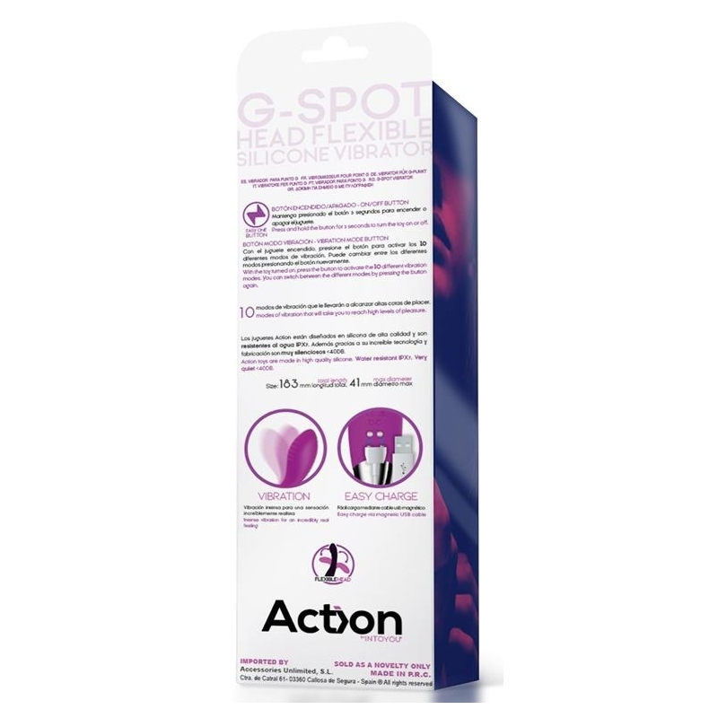 vibro g spot flex 12 x 4cm violet 6