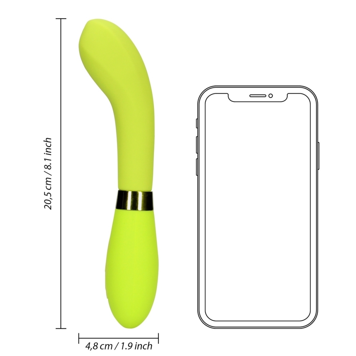 vibro g spot vibrator 205 cm vert 6