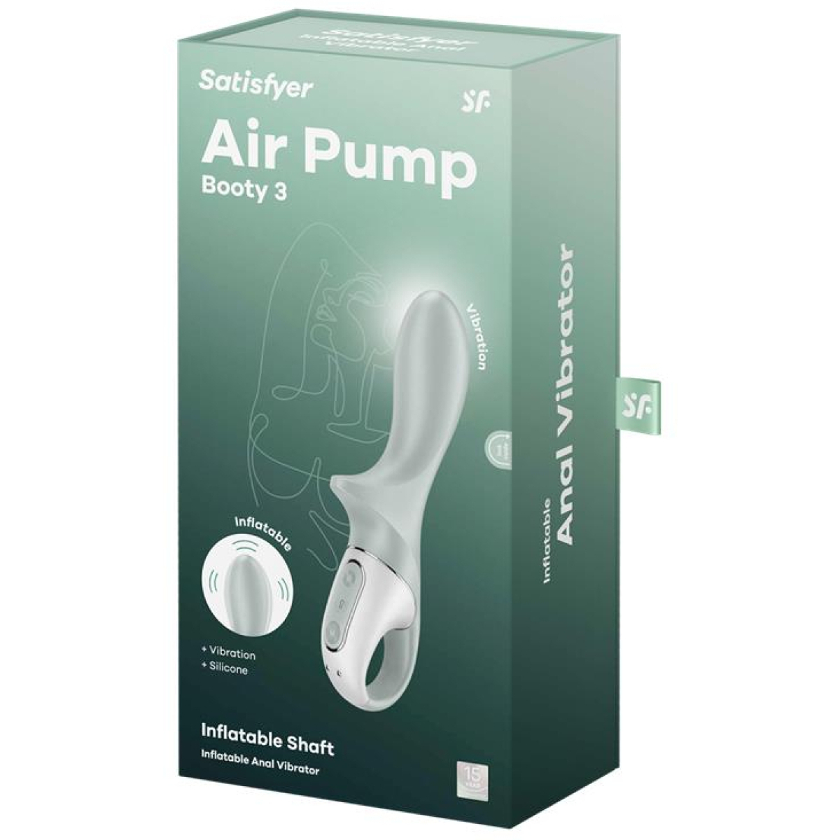 vibro gonflable air pump booty 3 8 x 35cm 1