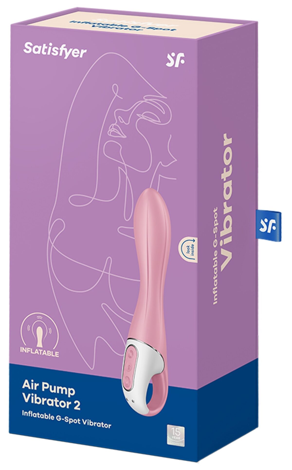 vibro gonflable air pump vibrator 2 satisfyer 12 x 35cm rose 1 scaled