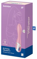 vibro gonflable air pump vibrator 2 satisfyer 12 x 35cm rose 1 scaled