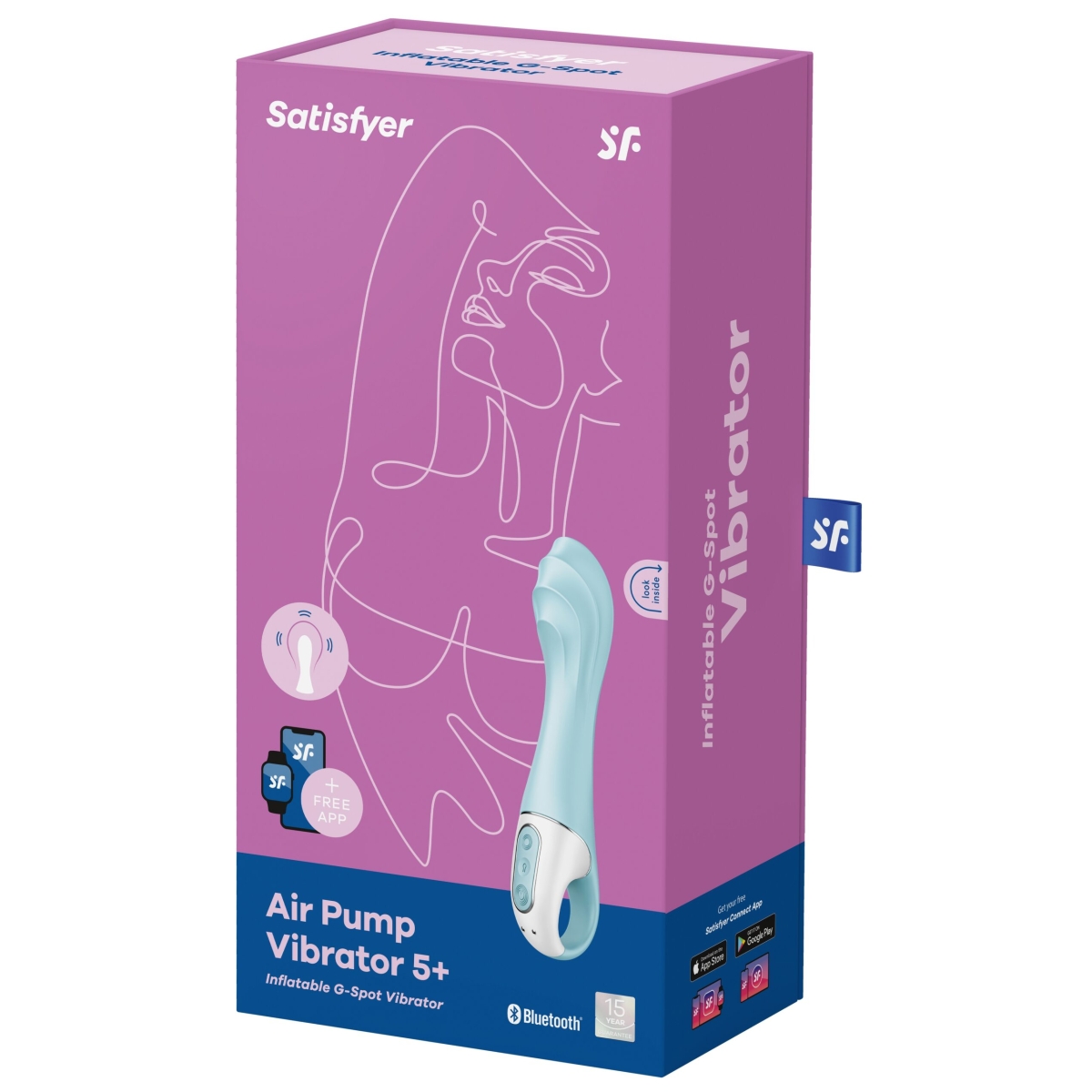 vibro gonflable air pump vibrator 5 satisfyer 12 x 35cm 1 scaled