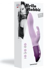 vibro hello rabbit 24 x 4cm mauve 1