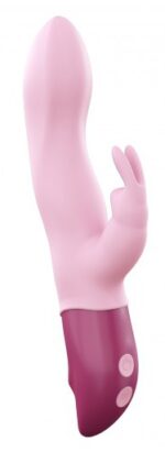 vibro hello rabbit 24 x 4cm rose clair