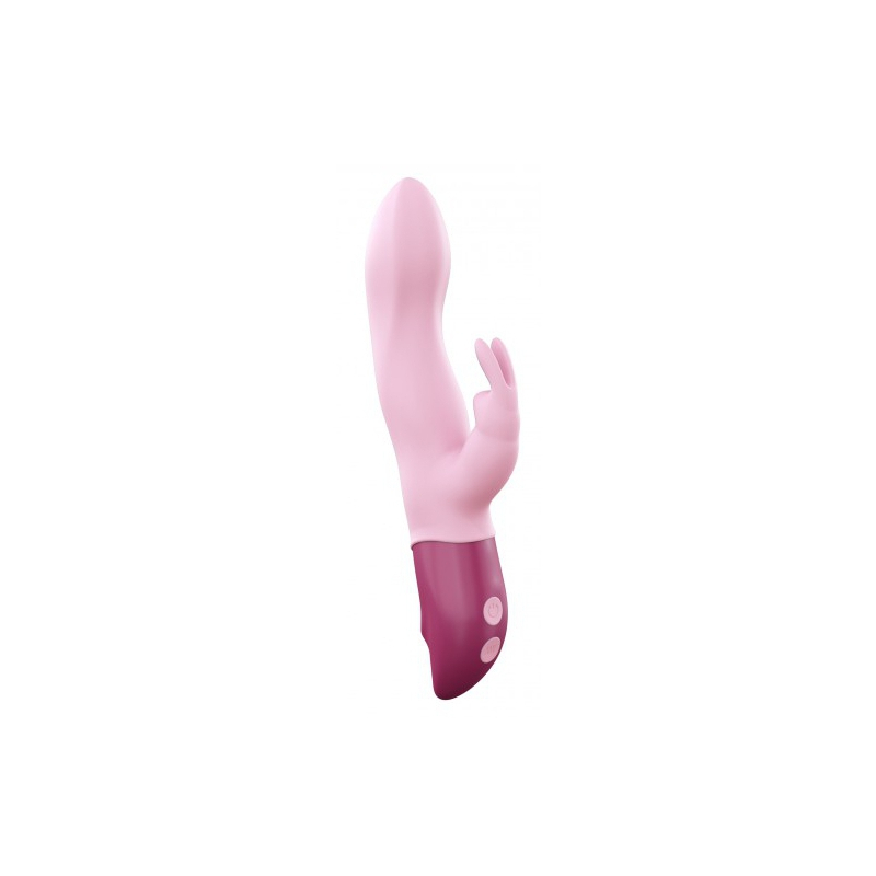 vibro hello rabbit 24 x 4cm rose clair
