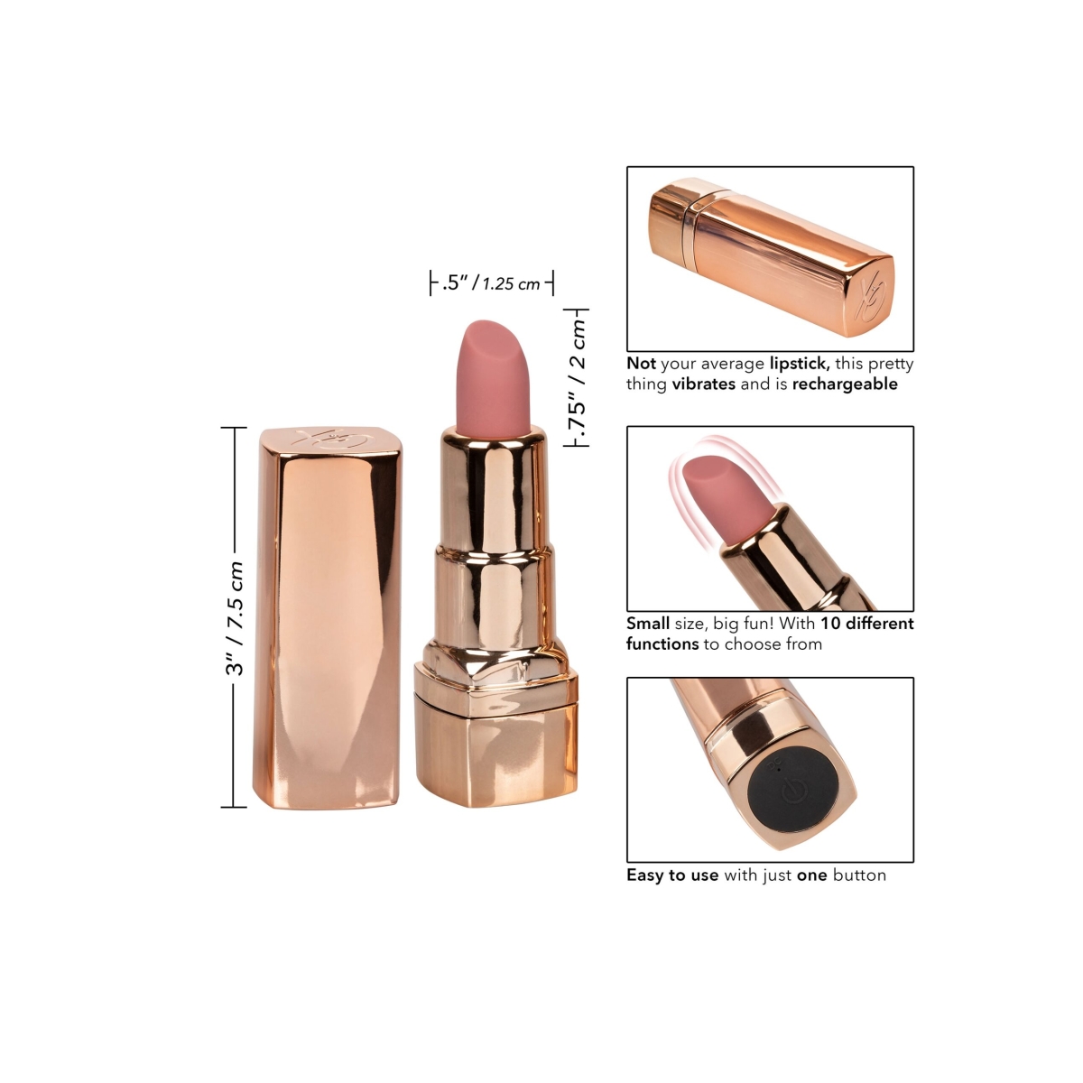 vibro lipstick 8cm rose clair 7 scaled