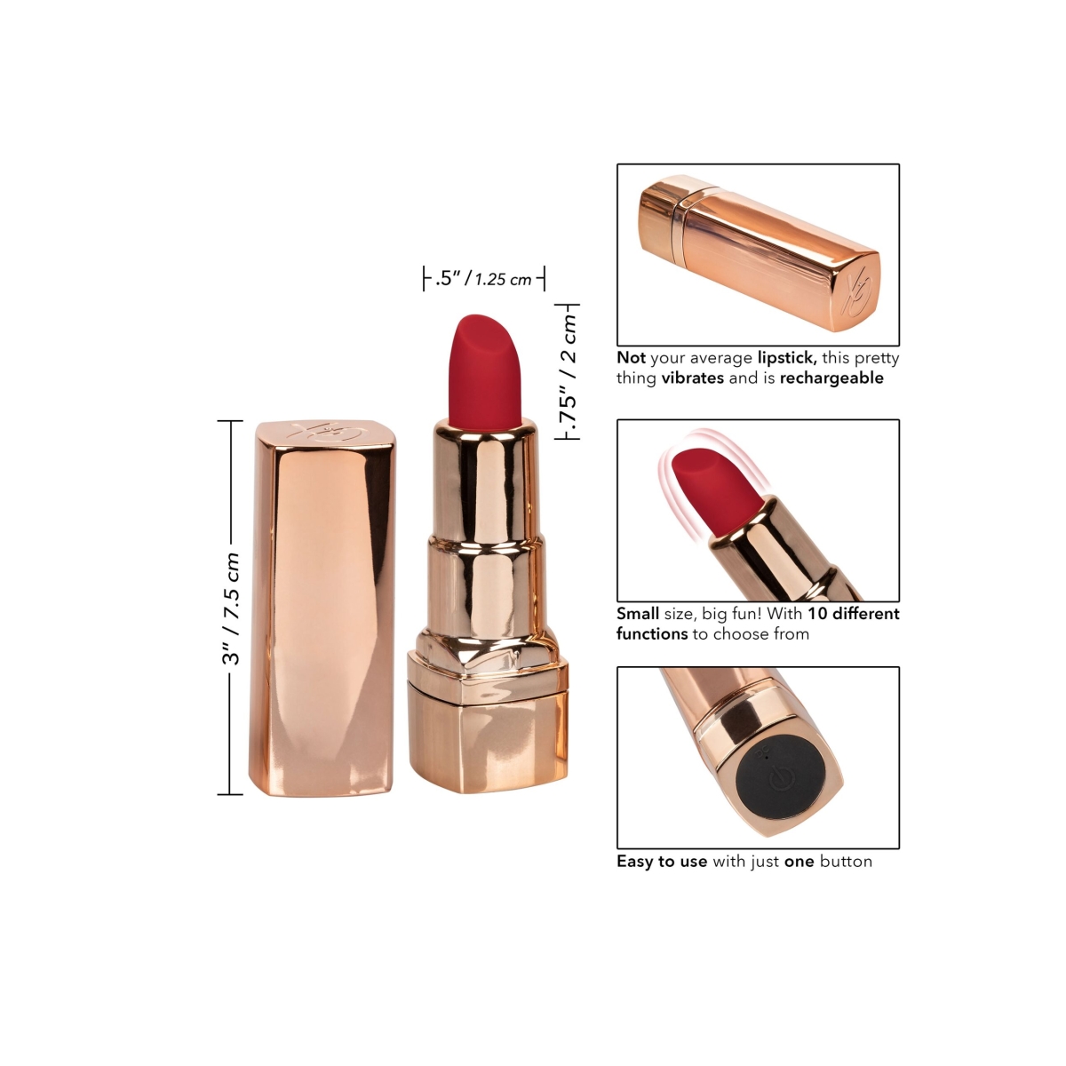 vibro lipstick 8cm rouge 7 scaled