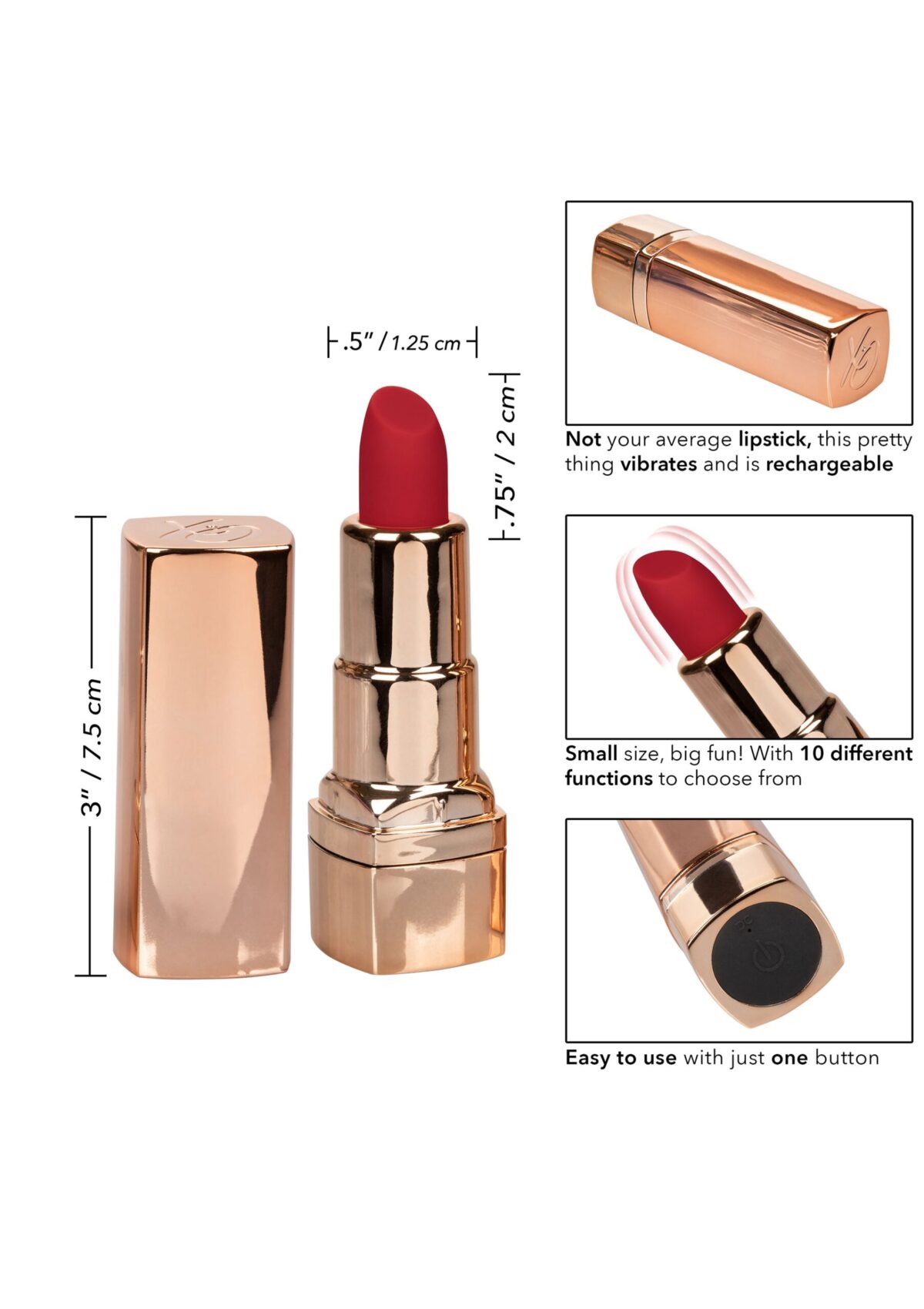 vibro lipstick 8cm rouge 7 scaled