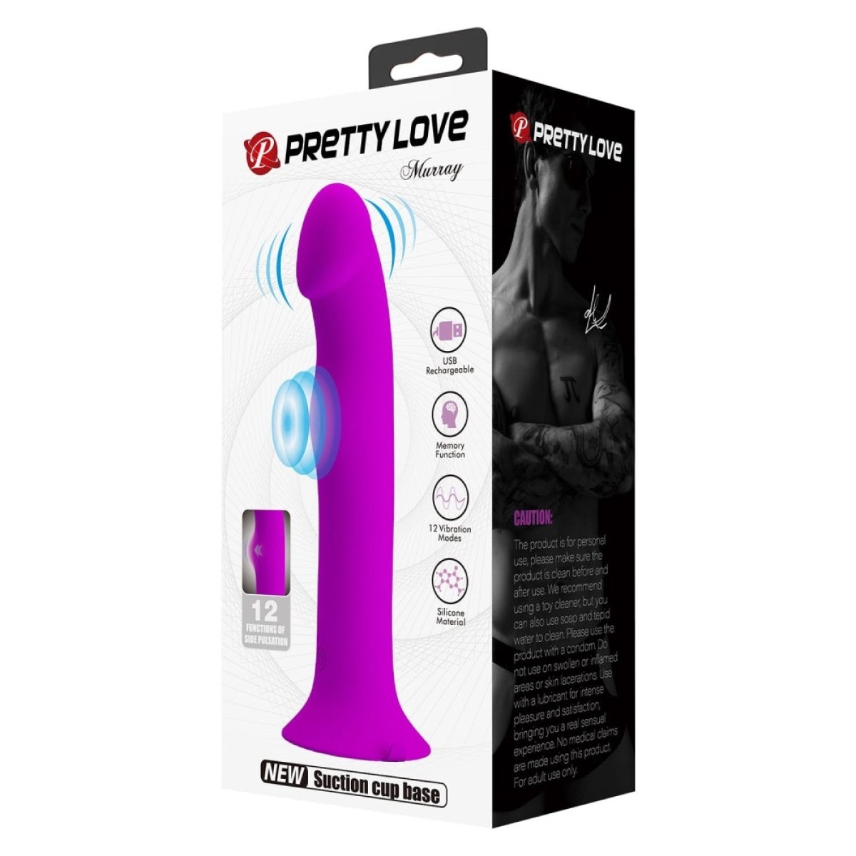 vibro murray pretty love 17 x 38 cm violet 1