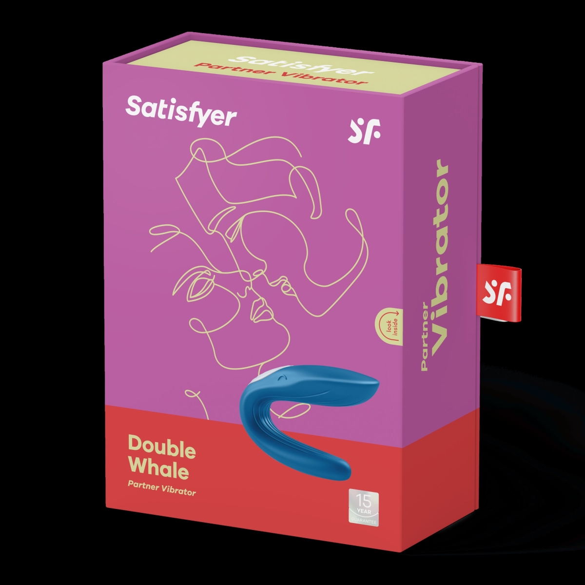 vibro partner whale 6 x 23 cm bleu 1 scaled