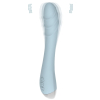 vibro point g fox lindo 14 x 3cm bleu 1
