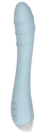 vibro point g fox lindo 14 x 3cm bleu