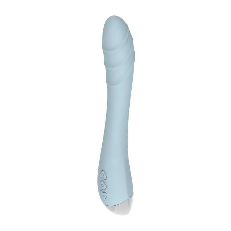 vibro point g fox lindo 14 x 3cm bleu