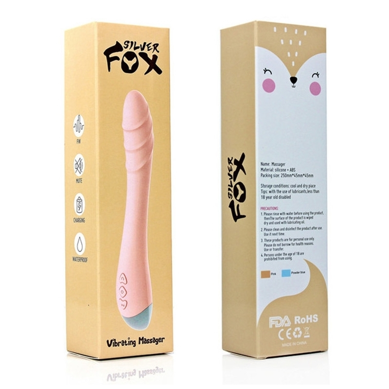 vibro point g fox lindo 14 x 3cm rose 2