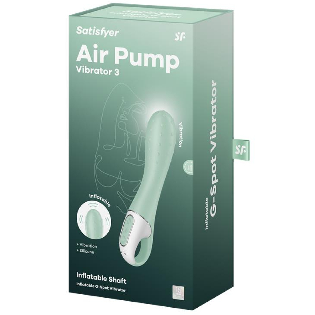 vibro point g gonflable air pump vibrator 3 12 x 4cm 1