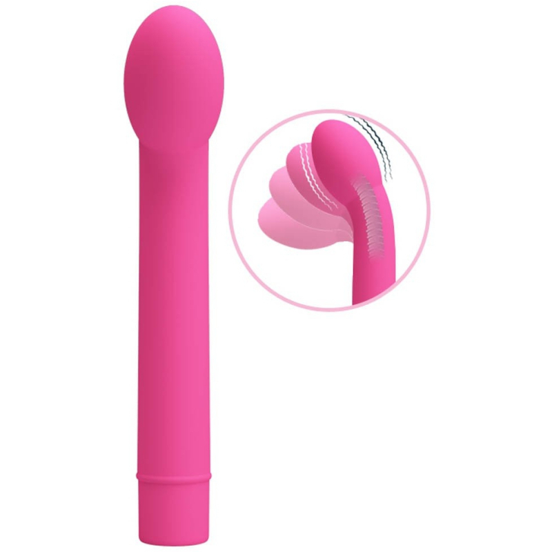 vibro point g logan pretty love 16 x 3cm rose 2