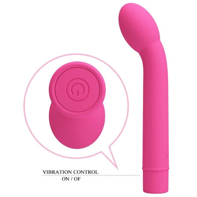 vibro point g logan pretty love 16 x 3cm rose 4