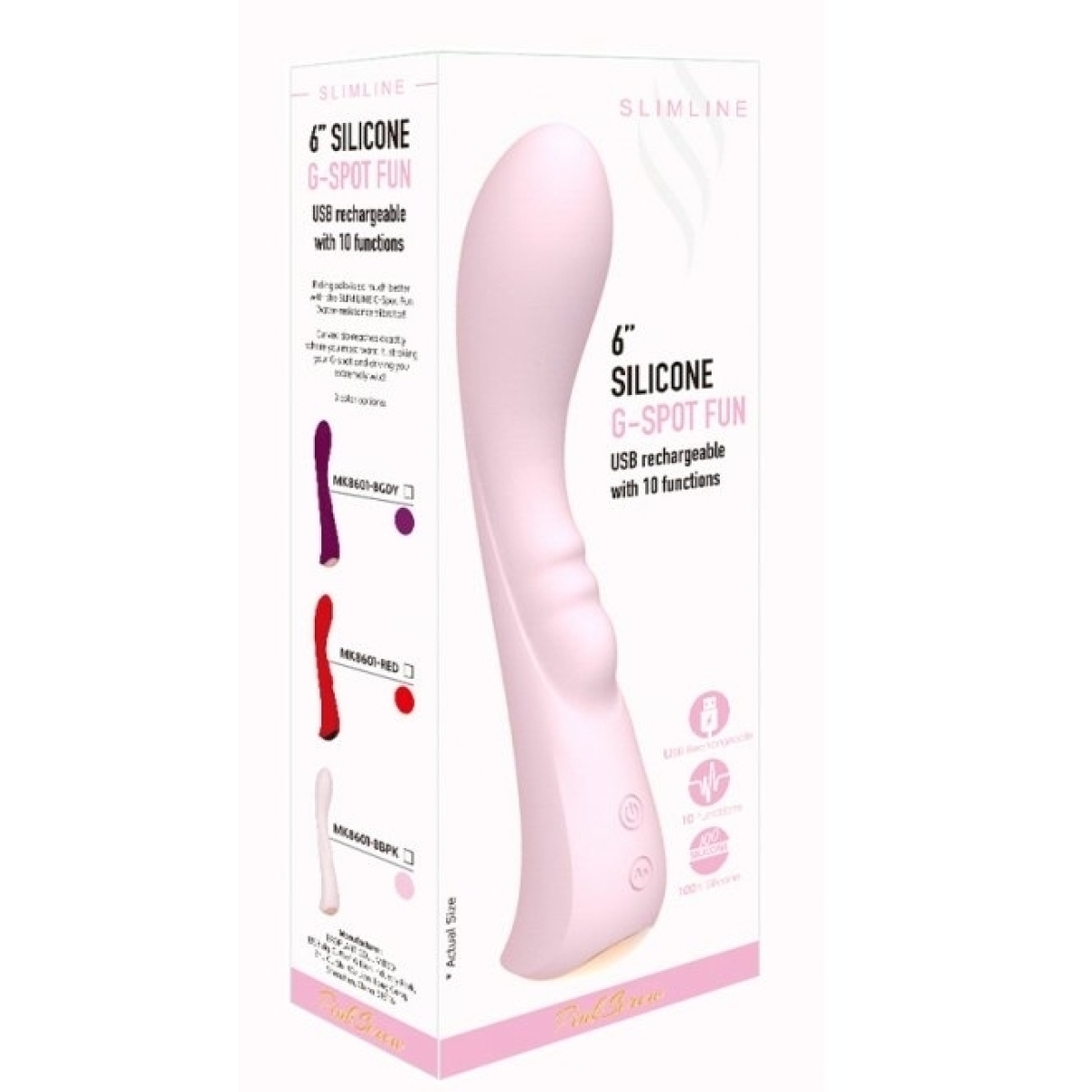 vibro point g spotfun 13 x 34cm rose 1