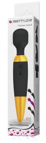 vibro power wand gold pretty love tete 45mm 1