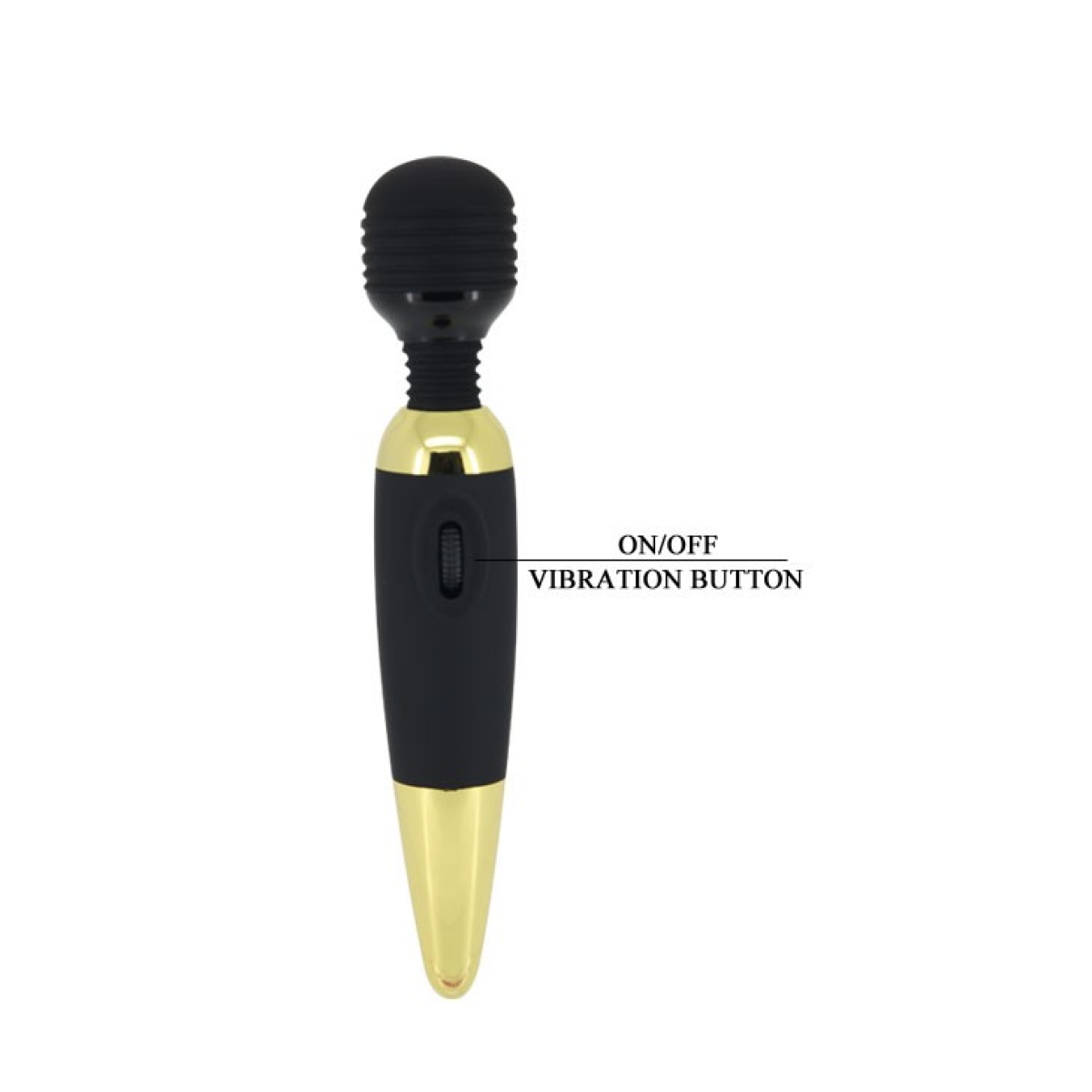 vibro power wand gold pretty love tete 45mm 5