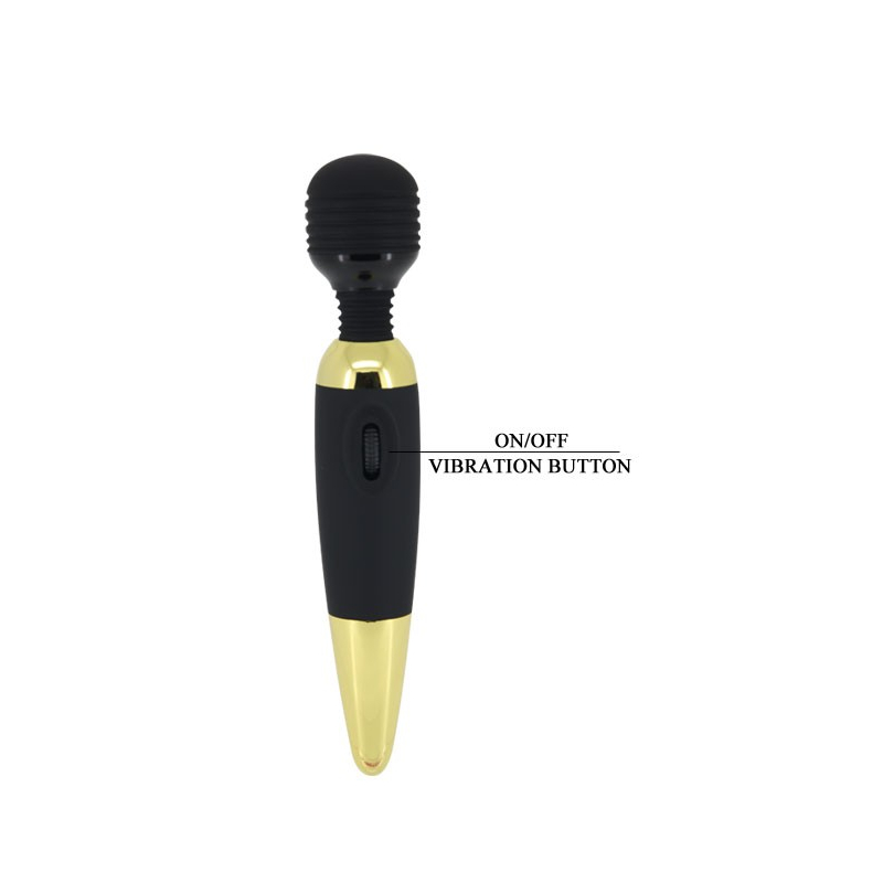 vibro power wand gold pretty love tete 45mm 5