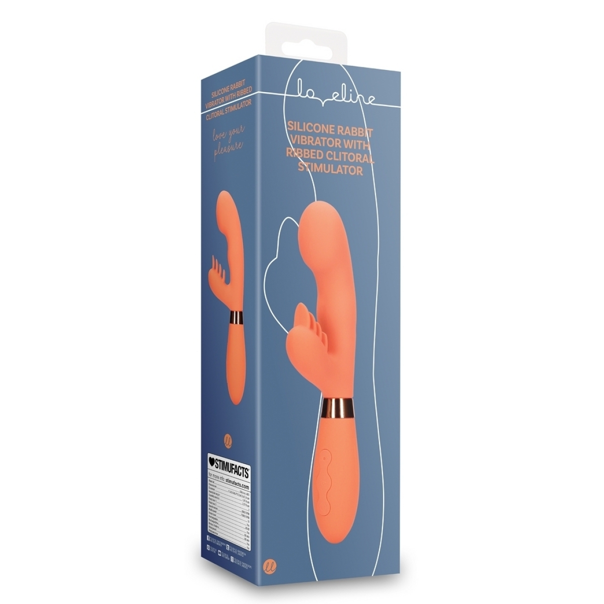 vibro rabbit 4tongue 9 x 35cm 1