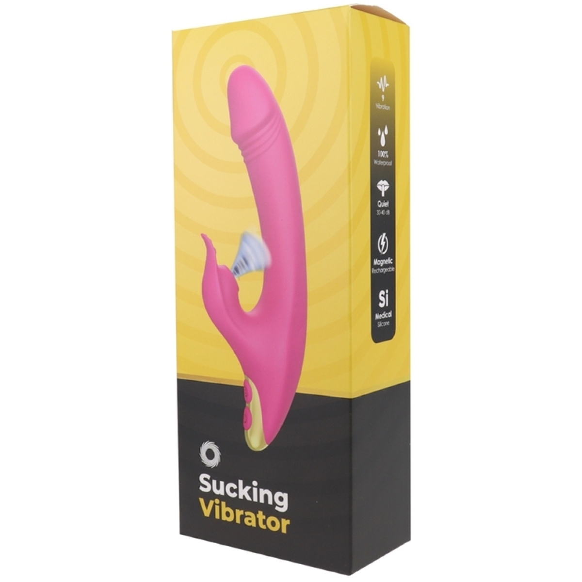vibro rabbit a aspiration amant vibe 22cm rose 1