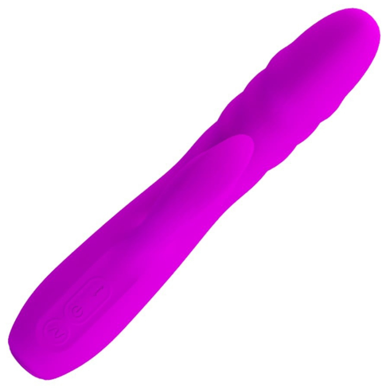 vibro rabbit a poussee melanie pretty love 21cm violet 1