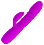 vibro rabbit a poussee melanie pretty love 21cm violet 2