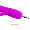 vibro rabbit a poussee melanie pretty love 21cm violet 3
