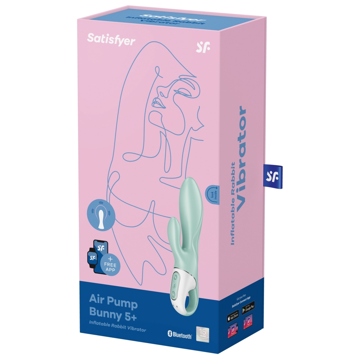 vibro rabbit air pump bunny 5 satisfyer 20cm 1 scaled