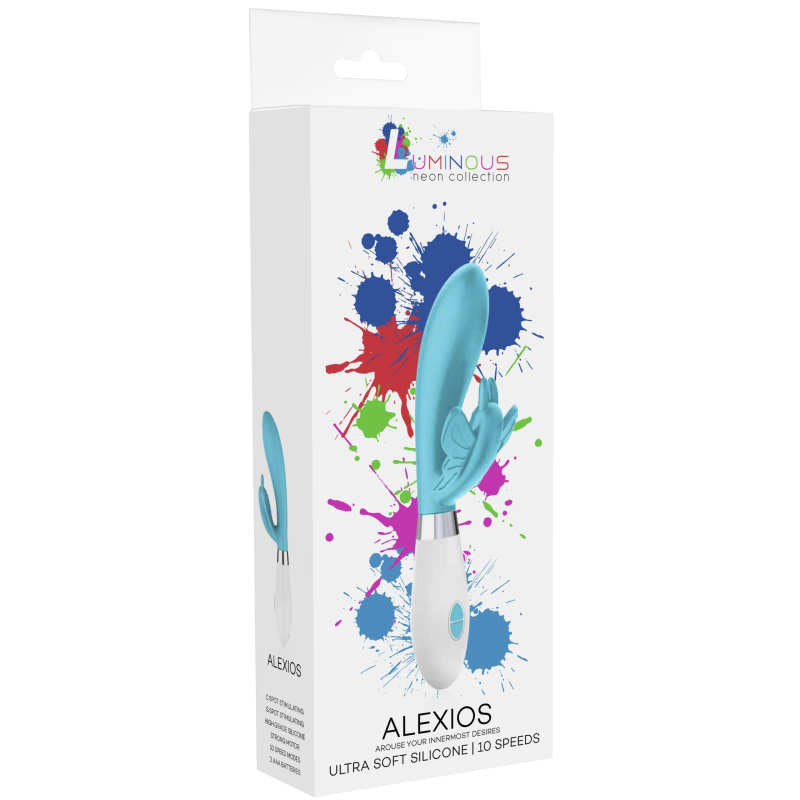 vibro rabbit alexios 21cm bleu 1 scaled