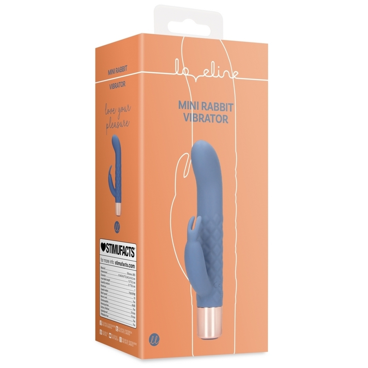 vibro rabbit bluey 10 x 25cm 1