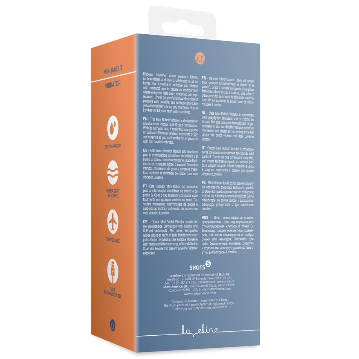 vibro rabbit bluey 10 x 25cm 2