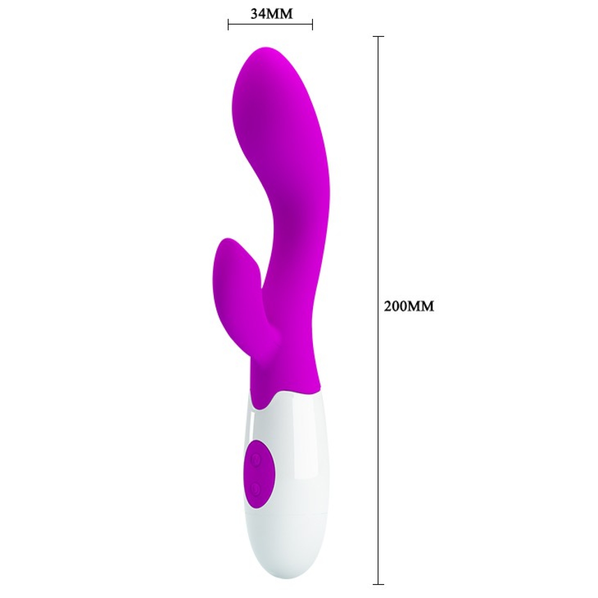 vibro rabbit brighty 105 x 36cm violet 4