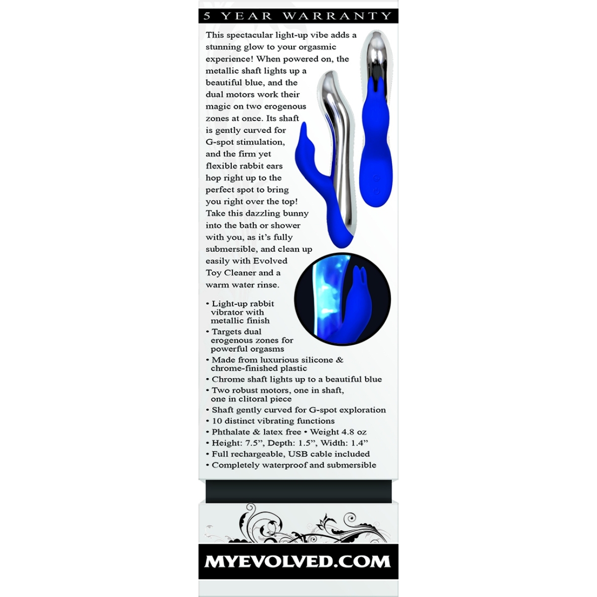 vibro rabbit bunny bright 20cm 3