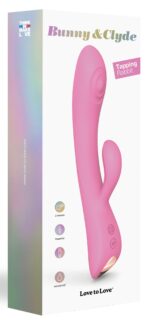 vibro rabbit bunny clyde love to love 22cm rose 1 scaled