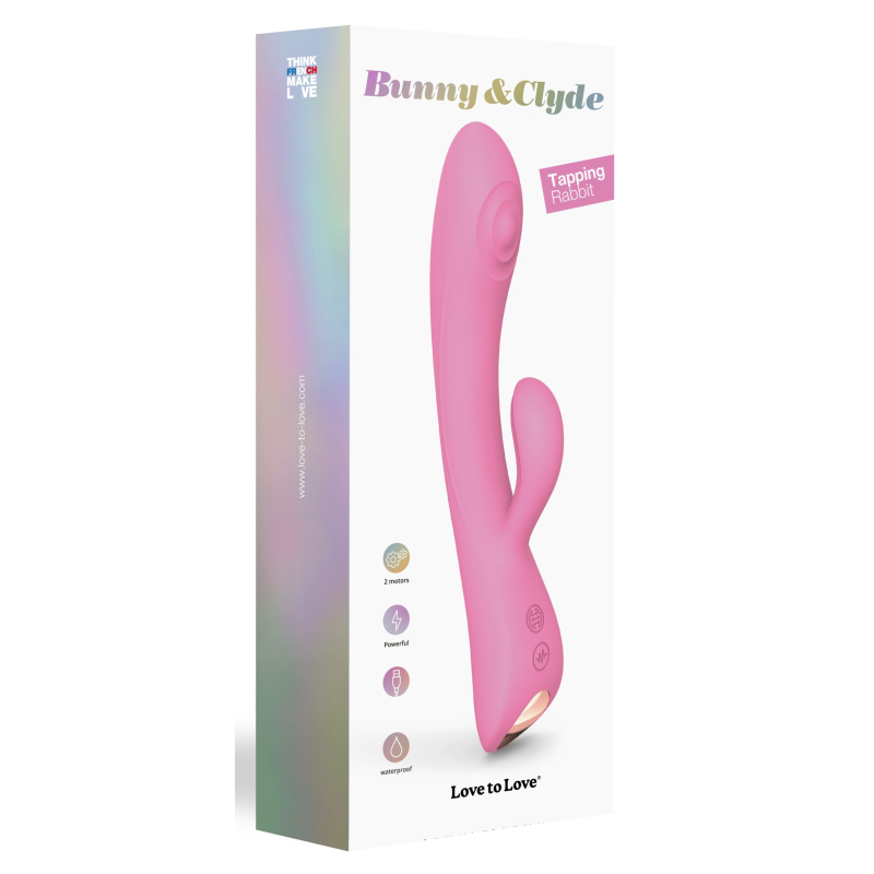vibro rabbit bunny clyde love to love 22cm rose 1 scaled