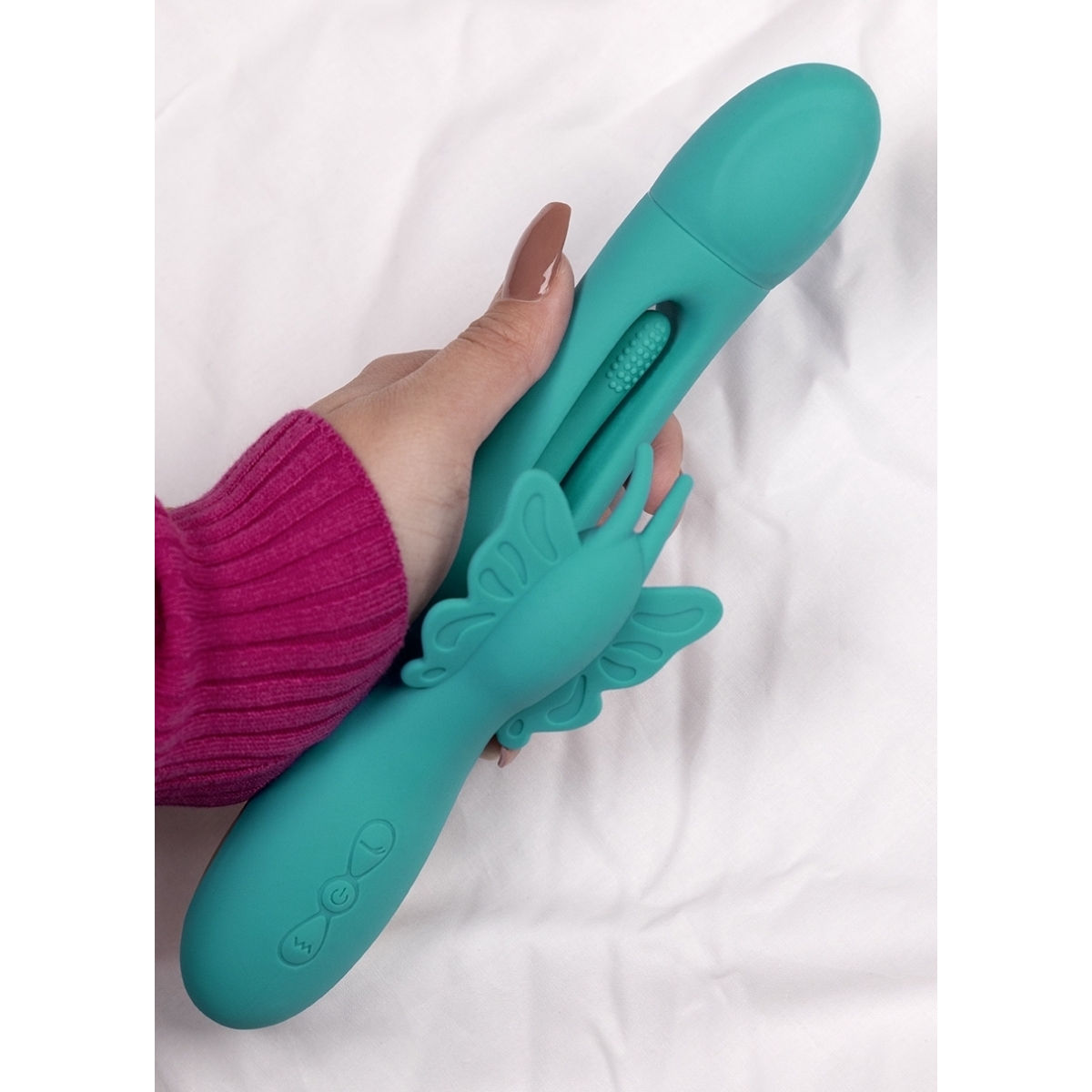 vibro rabbit butterfly flap 15 x 38cm 3