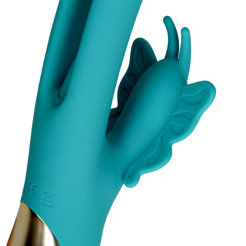 vibro rabbit butterfly flap 15 x 38cm 5