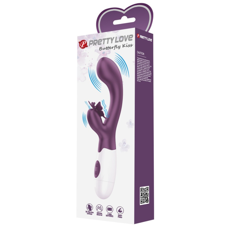 vibro rabbit butterfly kiss 10 x 31cm 1