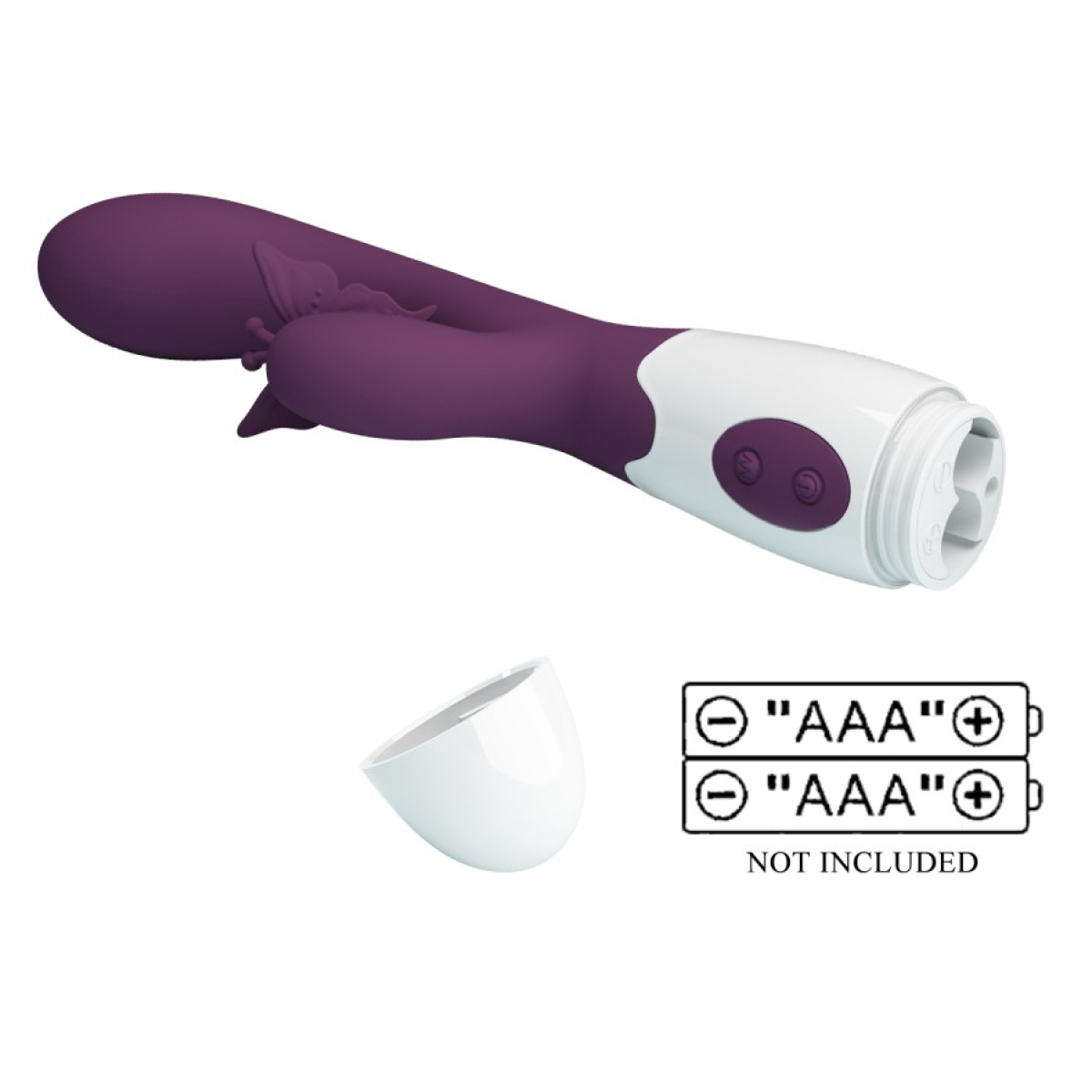vibro rabbit butterfly kiss 10 x 31cm 7