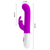 vibro rabbit centaur pretty love 20cm 4